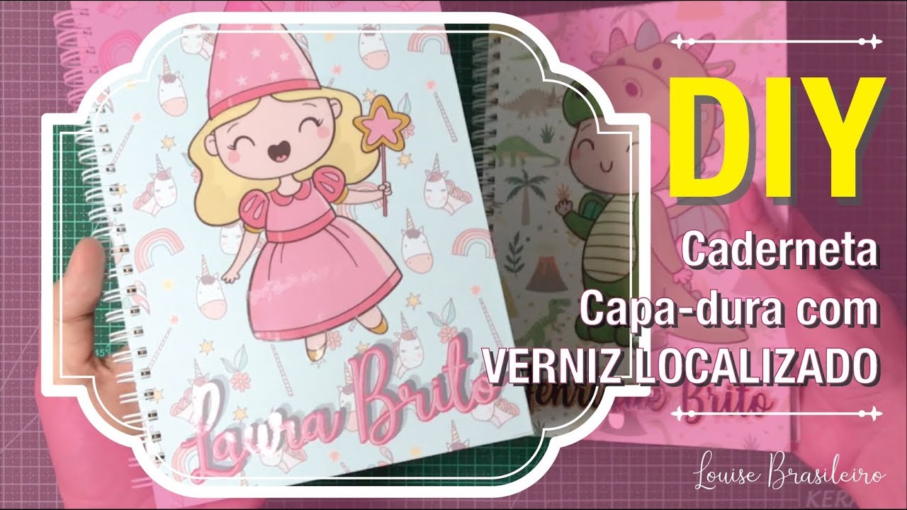 Caderneta capa-dura com BOPP e Verniz Localizado em Polaseal feito na Silhouette