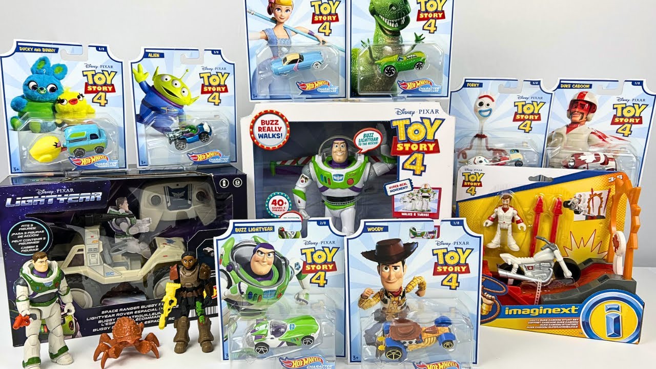 Pixar Toy Story Collection Unboxing Review | Walking Buzz Lightyear RC Hot Wheels