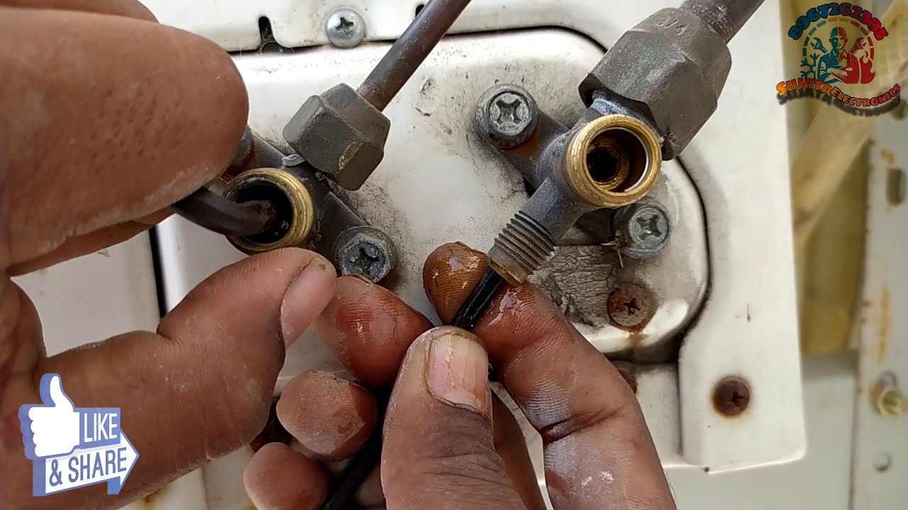 Air Conditioner Full Vacuum Trick Without Vacuum Machine ||Service Man