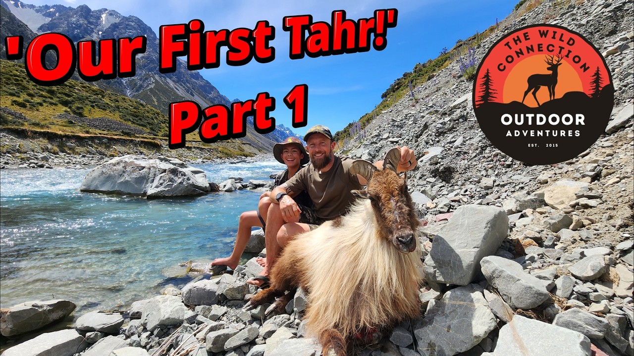 Our First Tahr (in jandals) - Jollie River Canterbury - Part 1