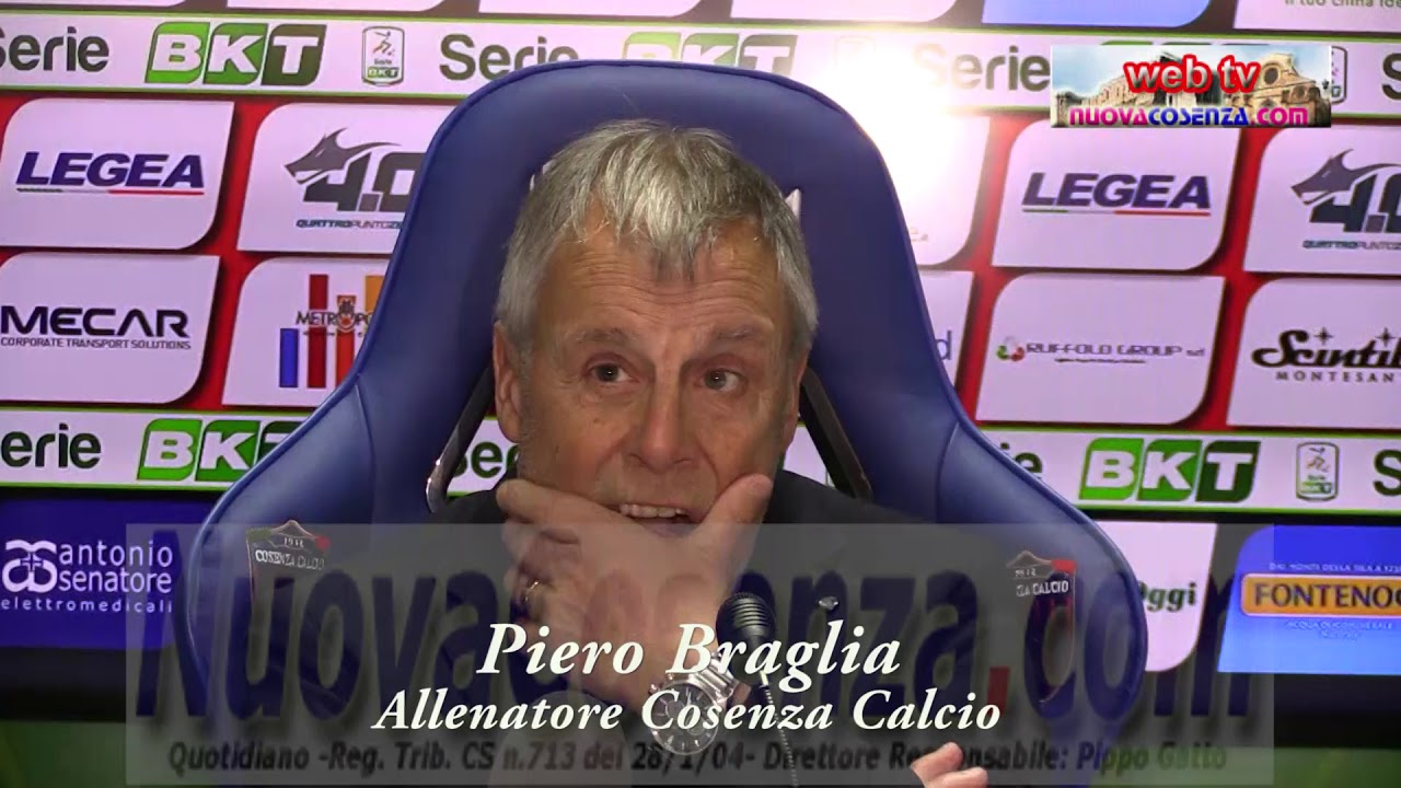 Cosenza-Palermo 1-1, Mister Braglia