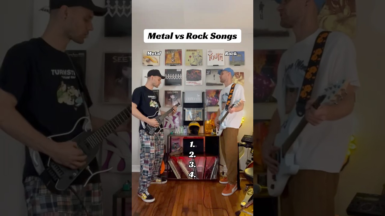 Metal vs Rock songs 🎸 