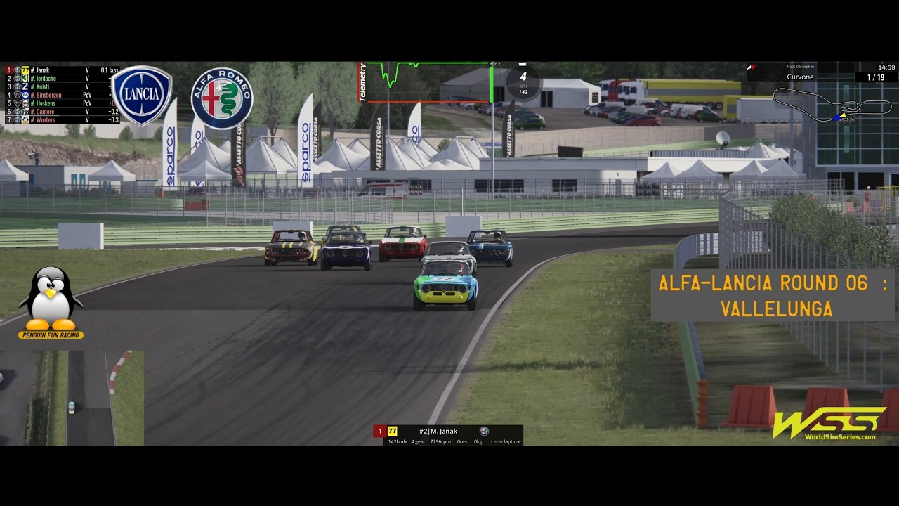 Alfa - Lancia Italian Retro Cup round 6: Vallelunga