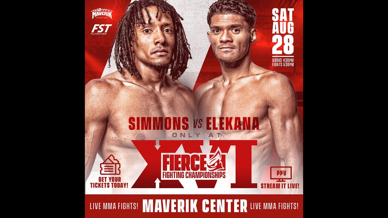Starling Simmons vs Billy Elekana - Fierce Fighting Championship 16