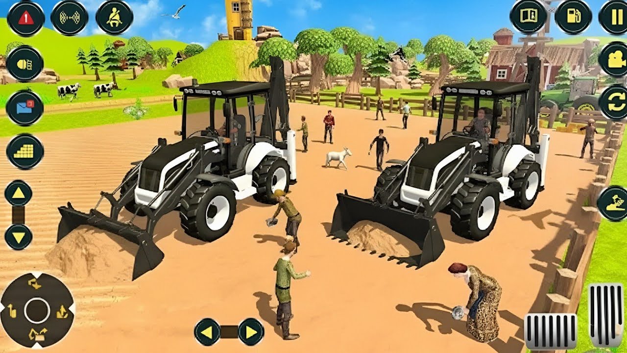 US JCB Machine Simulator | Real City Construction Game | Android Gameplay
