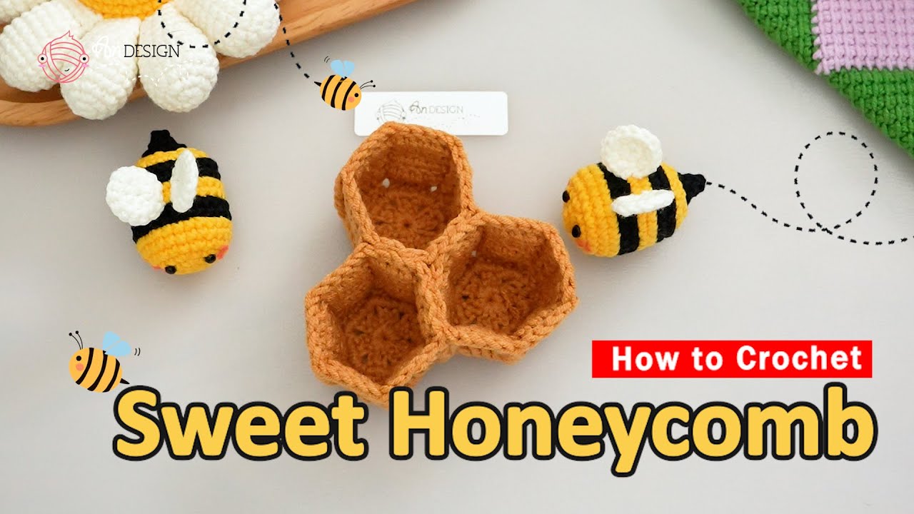 Crochet a Sweet Honeycomb for Your Little Bee | Beginner-Friendly Amigurumi Tutorial