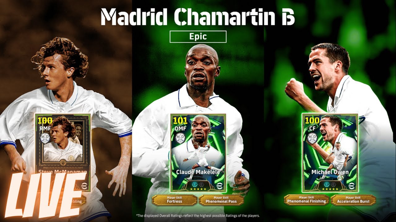 LIVE [eFootball 2026 ]Epic Madrid Chamartin！