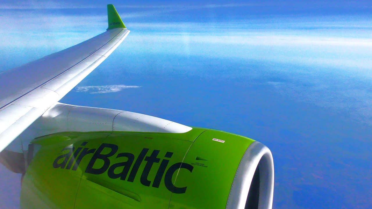 Air Baltic Airbus A220-300 | Riga to London Gatwick *Full Flight*