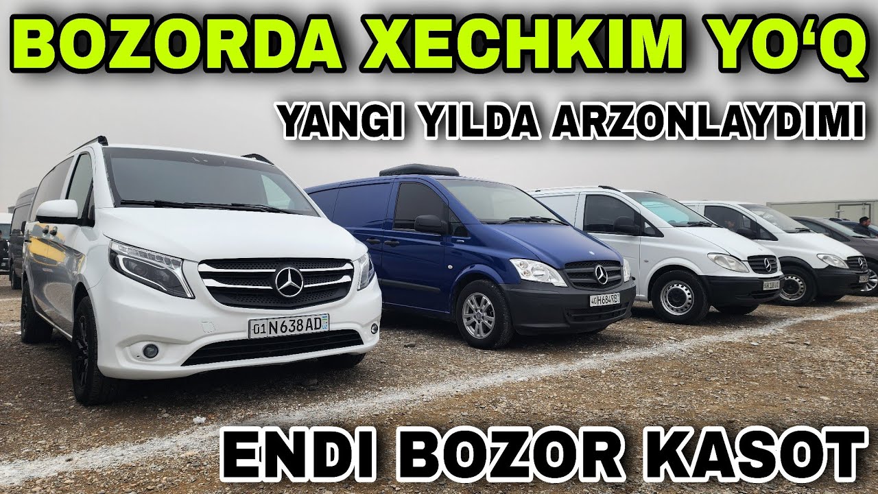 19 YANVAR QOQON MASHINA BOZORIDA KIA KARNIVAL MERSADES VITO HUNDAY STAREKIS FOTON TO‘LDI