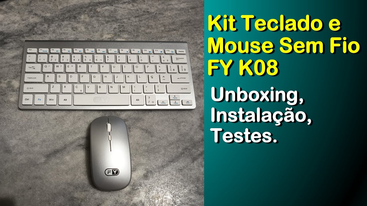 Kit Teclado Mouse Sem Fio FY K08