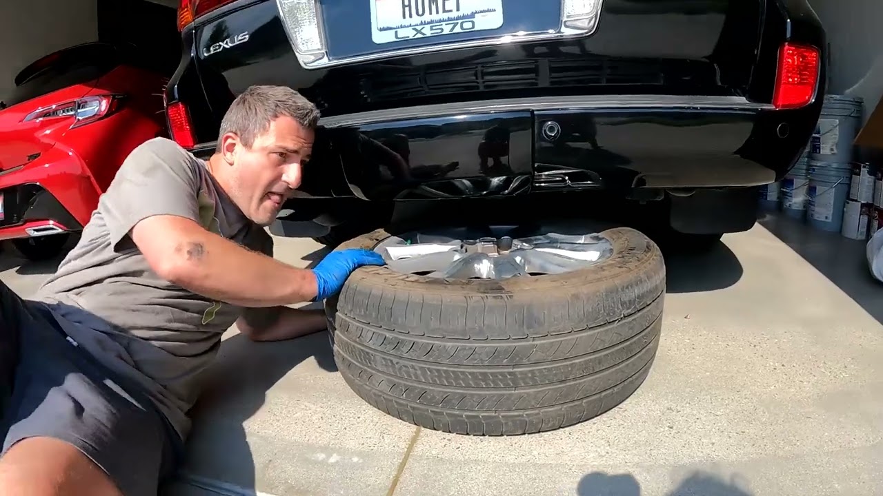 Lexus LX 570 Spare Tire Operation