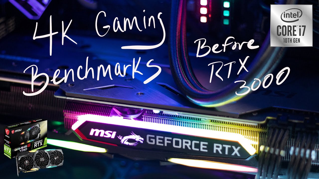 Nvida RTX 2080 Super 4K Gaming Benchmarks | Before RTX 3000 Series Launch | Intel i7 10700K 5Ghz OC