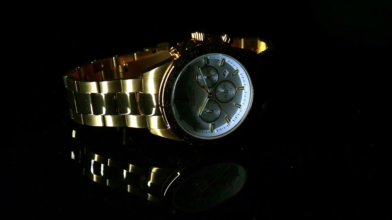 Timemaster Eternity: Flagowy męski chronograf w kolorze złotym | Stal Szlachetna | 10ATM