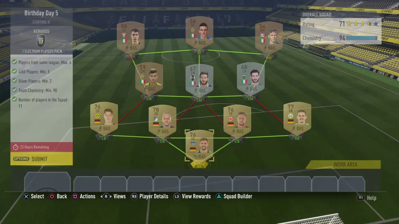 BIRTHDAY DAY 5 SBC (COMPLETED/CHEAP) - FUT BIRTHDAY SBC #5