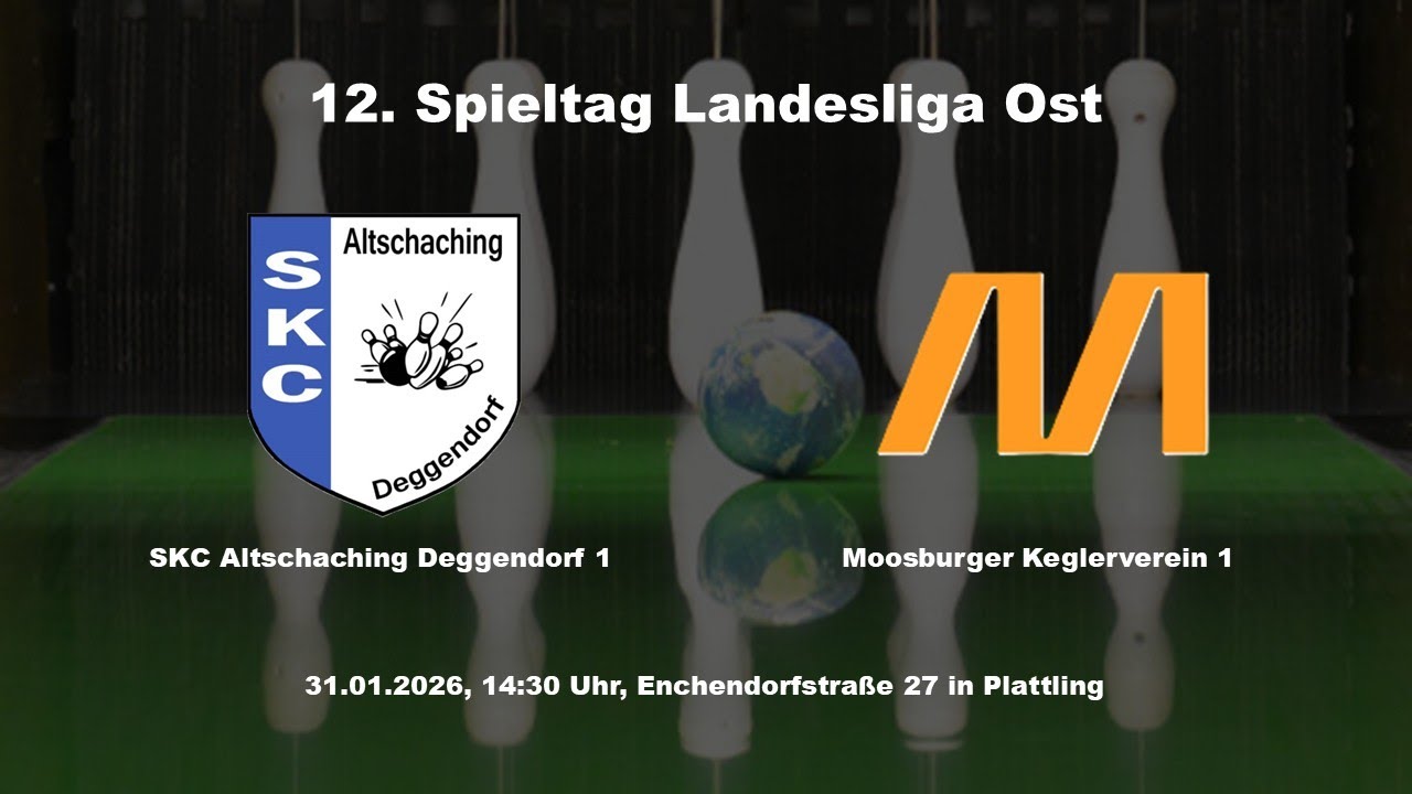 SKC Altschaching Deggendorf 1 - Moosburger Kegelerverein 1