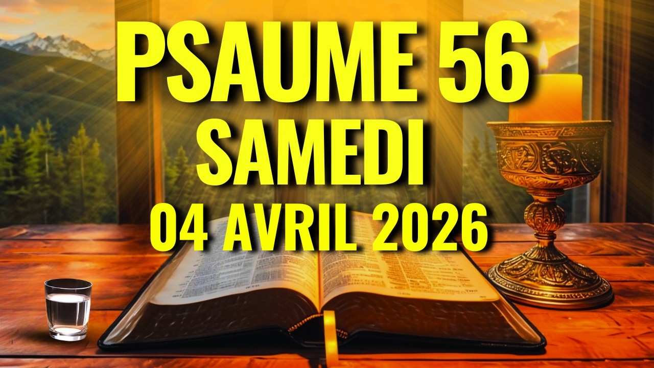 PRI&Egrave;RE DU MATIN &mdash; Vendredi 27 Mars &mdash; Psaume 56 pour la Protection, le Secours et la Victoire Divine