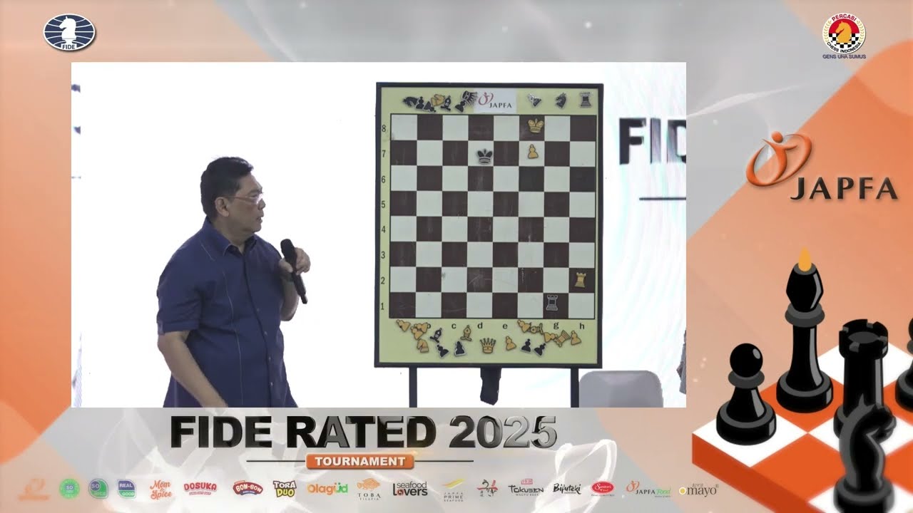 Coaching clinic GM Utut Adianto - JAPFA FIDE RATED CHESS TOURNAMENT day2