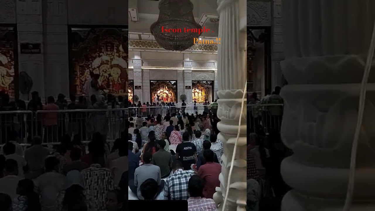Shree_Krishan_Radh_Rani Iscon Temple ✨🌺 patna city!!