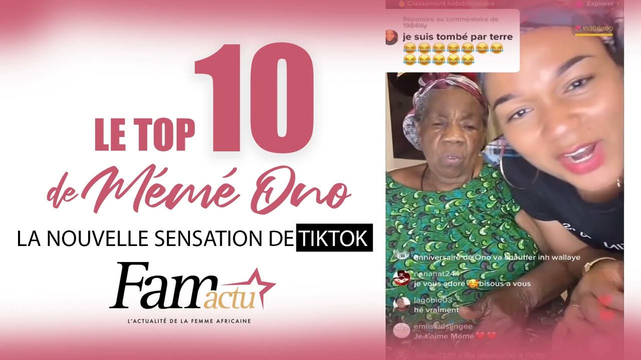 Top 10 des plus drôles vidéos de Mémé Ono, la nouvelle sensation de TikTok