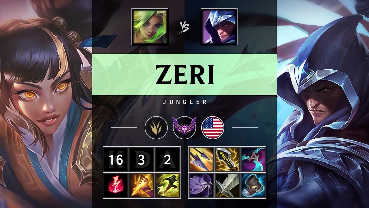 Zeri Jungle vs Talon - NA Master Patch 25.06
