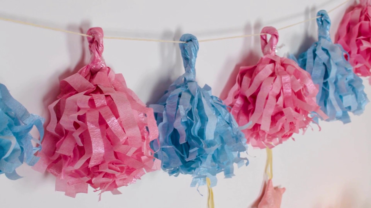 DIY: Papierowe pompony