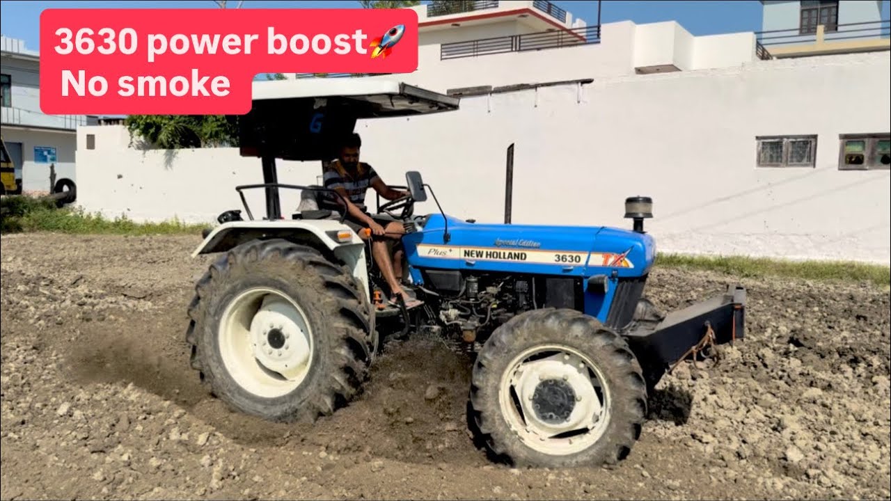 3630 power upgrade (80 hp) #newholland3630 #jhondeeretractor #turbo power