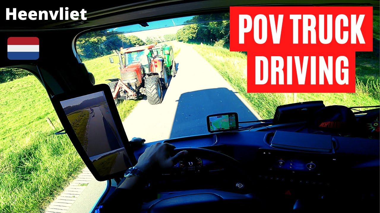 POV Truck Driving - New Mercedes Actros  - Heenvliet 🇳🇱 Cockpit View