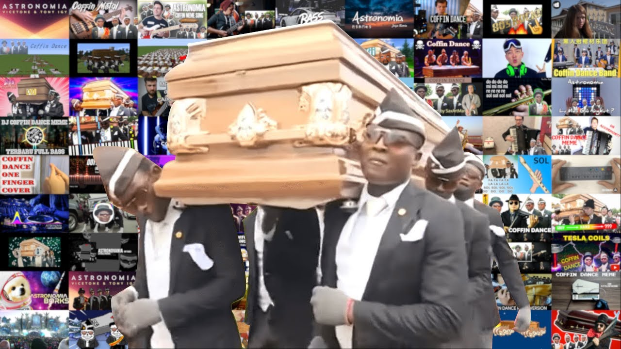 Astronomia (Coffin Dance) but it's 81 versions at once