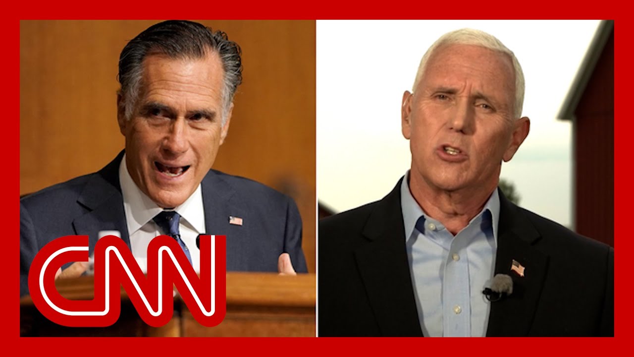 Romney claims Pence behaved 'ungodly' as VP. Hear Pence's response