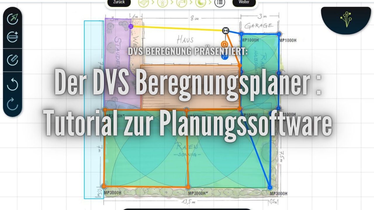 Der DVS Beregnungsplaner: Tutorial zur Bedienung der Online Bewässerungs-Planungssoftware