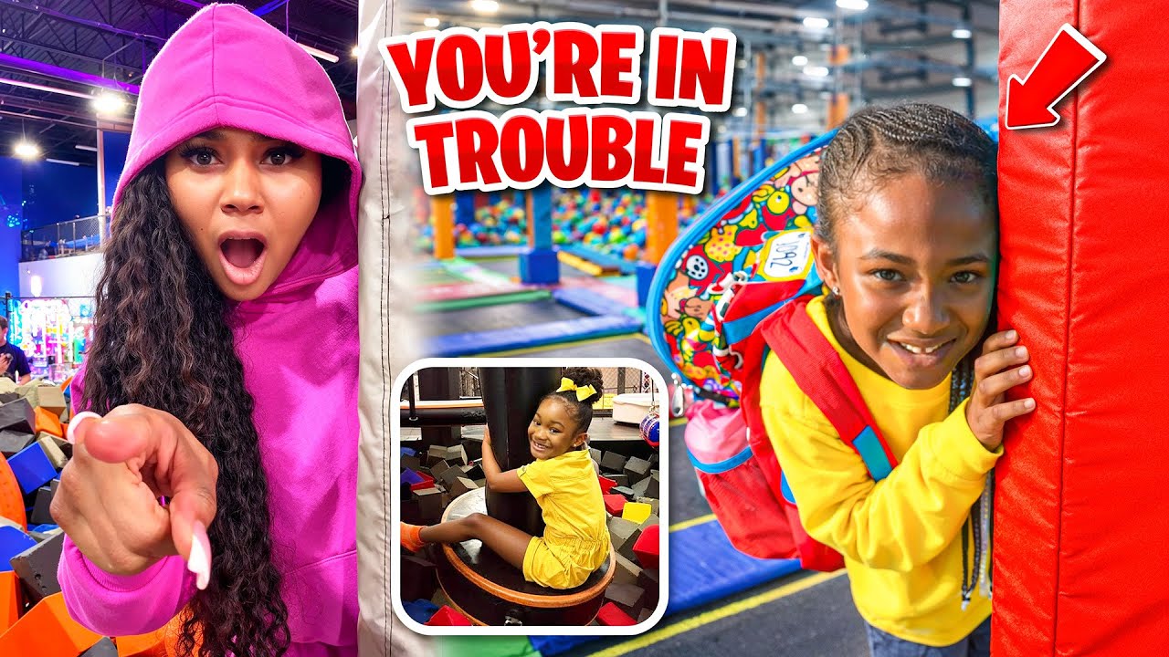 Girl SKIPS SCHOOL To Go To TRAMPOLINE PARK, She Instantly Regrets 