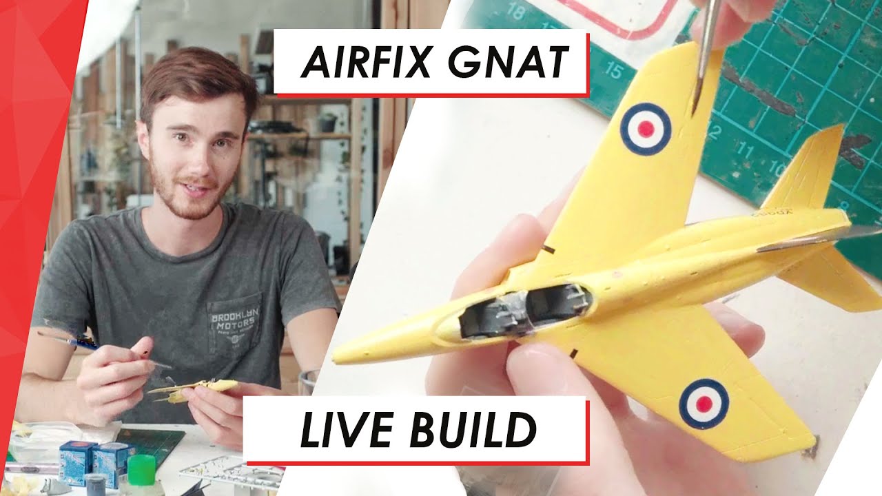 🔴 Model Building + Chill Vibes (Airfix Gnat Build)