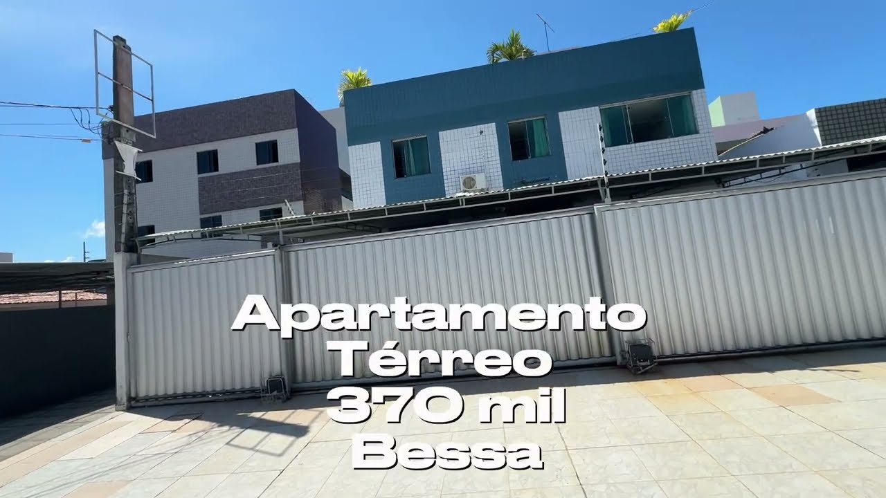 📍 Apartamento térreo à venda no Bessa – a apenas 750 metros da praia.