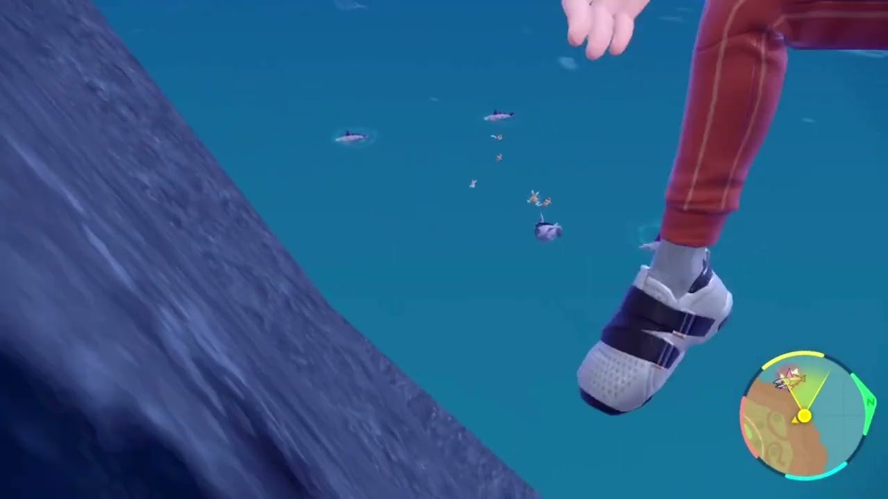 Shiny Veluza - Wall-reset trick! How to avoid those aggressive fish!