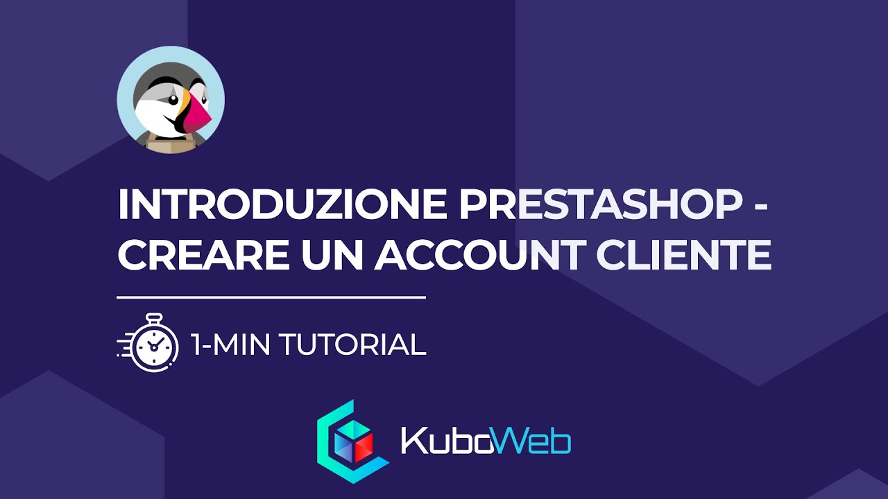 10) Corso base Prestashop 1.7 - Creare un account cliente