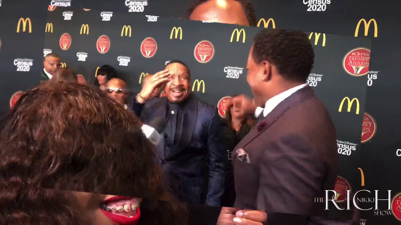Nikki Rich with Lamman Rucker of Greenleaf at the Trumpet Awards
