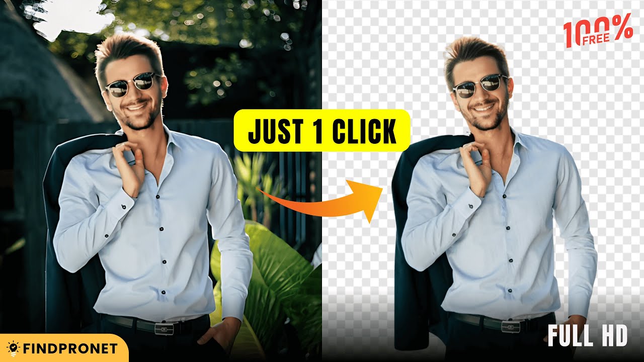 How to remove photo background in just one click 2024 😎 Automatically