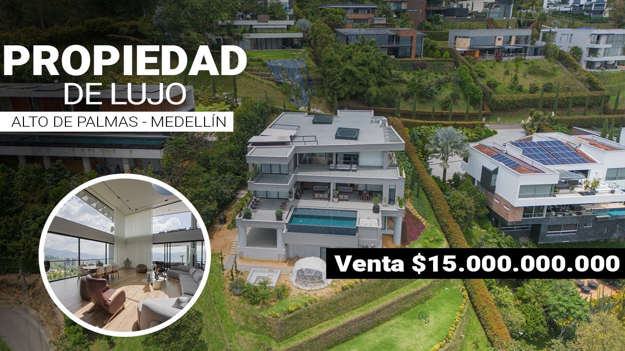¡La mejor VISTA de Medellín! Recorre esta impresionante MANSIÓN en Venta   Sumeria Bien Raíz 1080p,