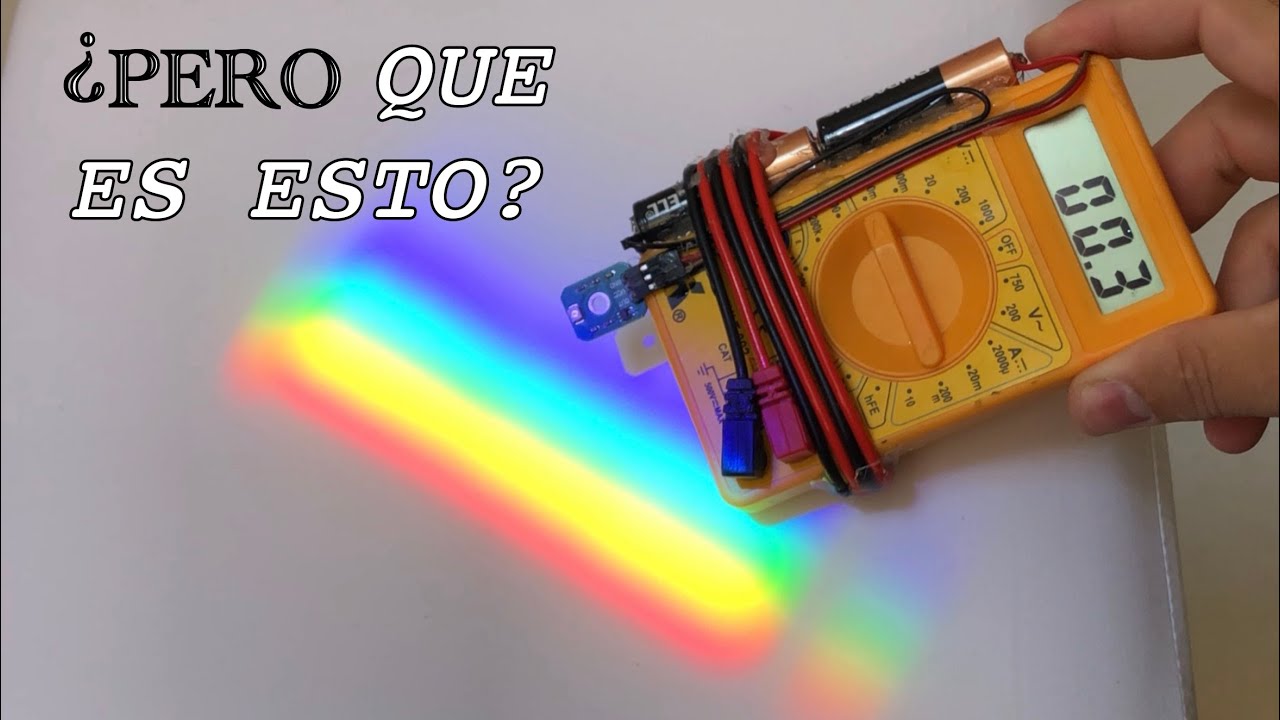 Midiendo LUZ ULTRAVIOLETA