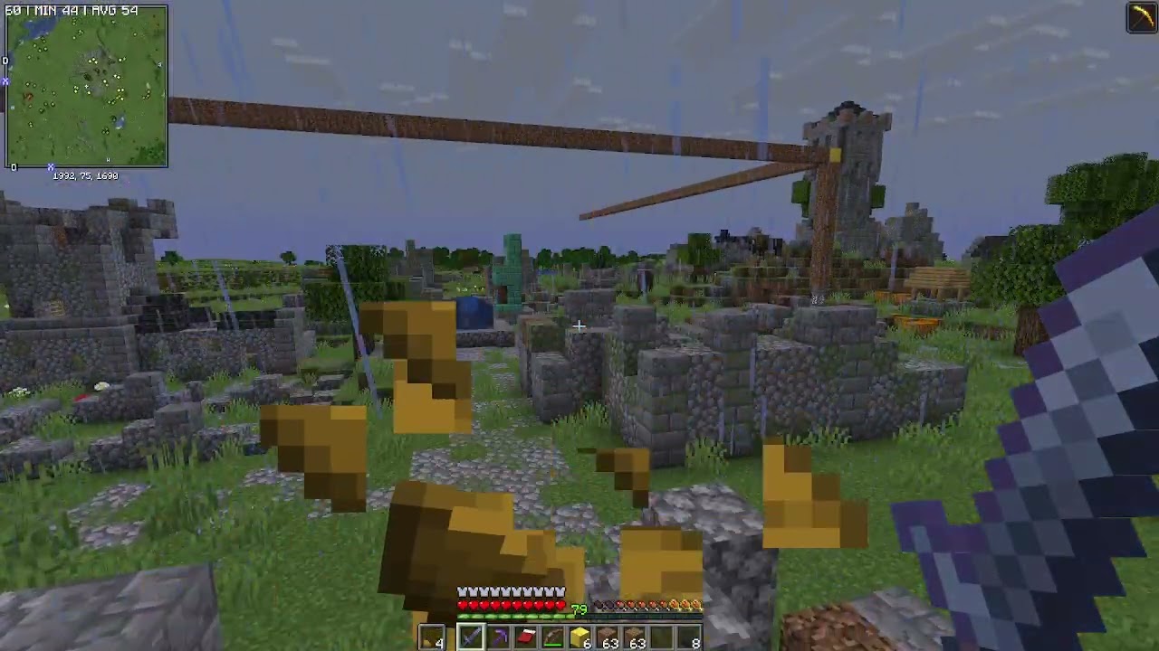 Modded Minecraft Episode 11 - The Brick Pyramid Part 1
