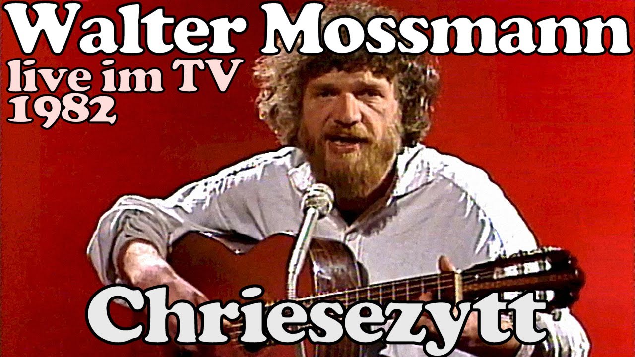 Walter Mossmann - Chriesezytt - LIVE im TV 1982