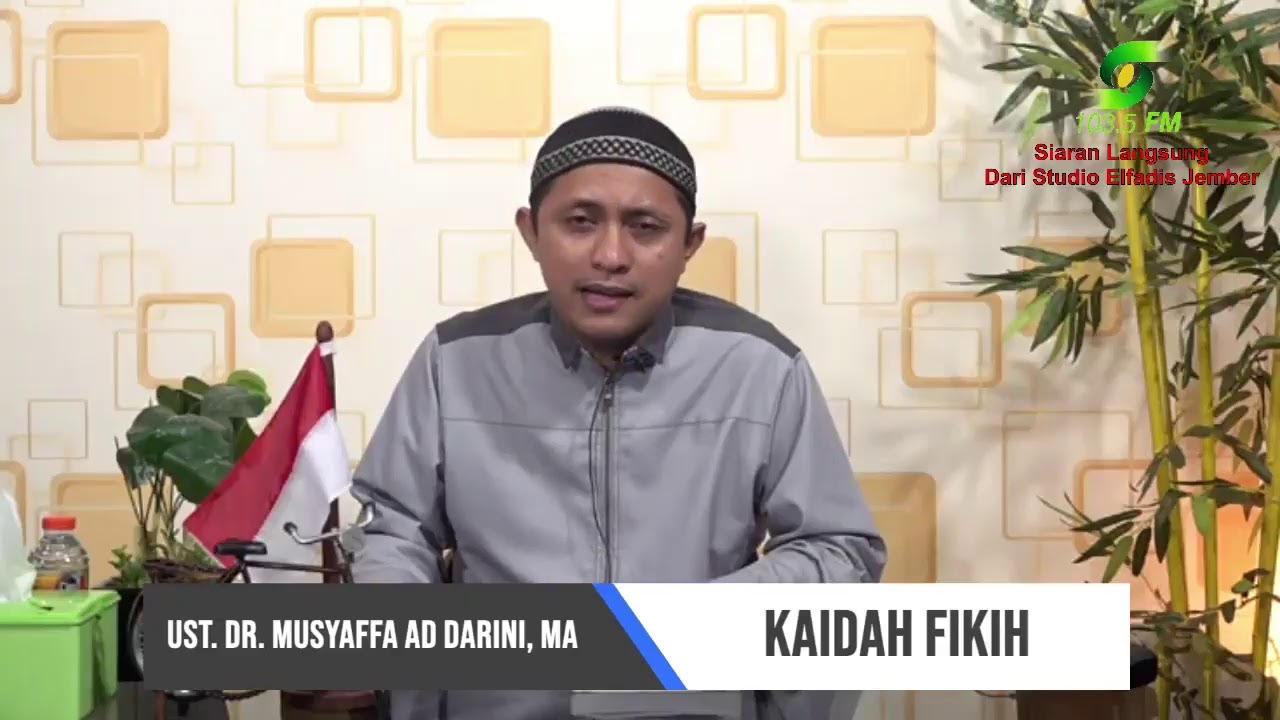 Ust. Dr. Musyaffa Ad Darini, MA l Kaidah Fikih