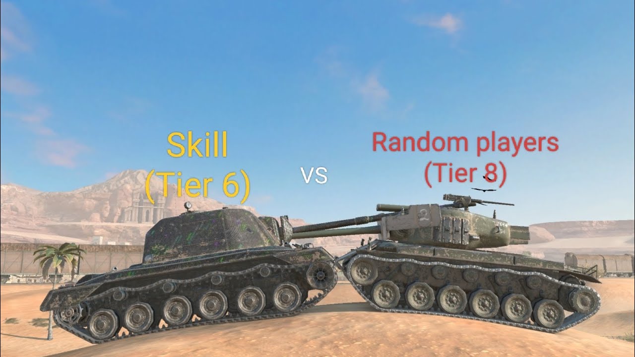 World of tanks, Skill (Tier 6) VS Random players (Tier 8)