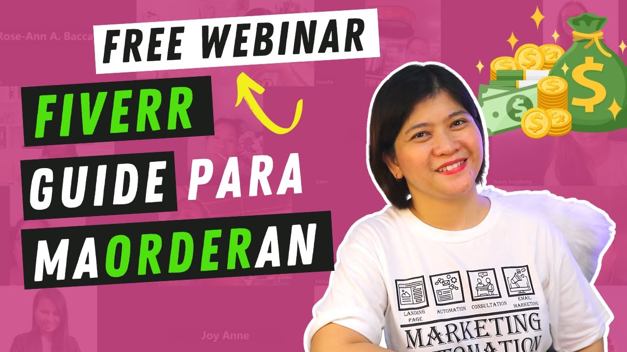 PAANO MAORDERAN sa Fiverr? Fiverr Guide for BEGINNERS - Free Webinar