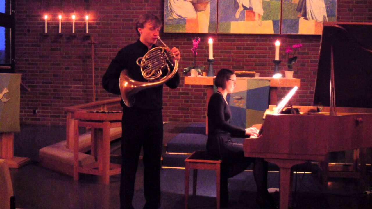 Paul Dukas - Villanelle for horn and piano