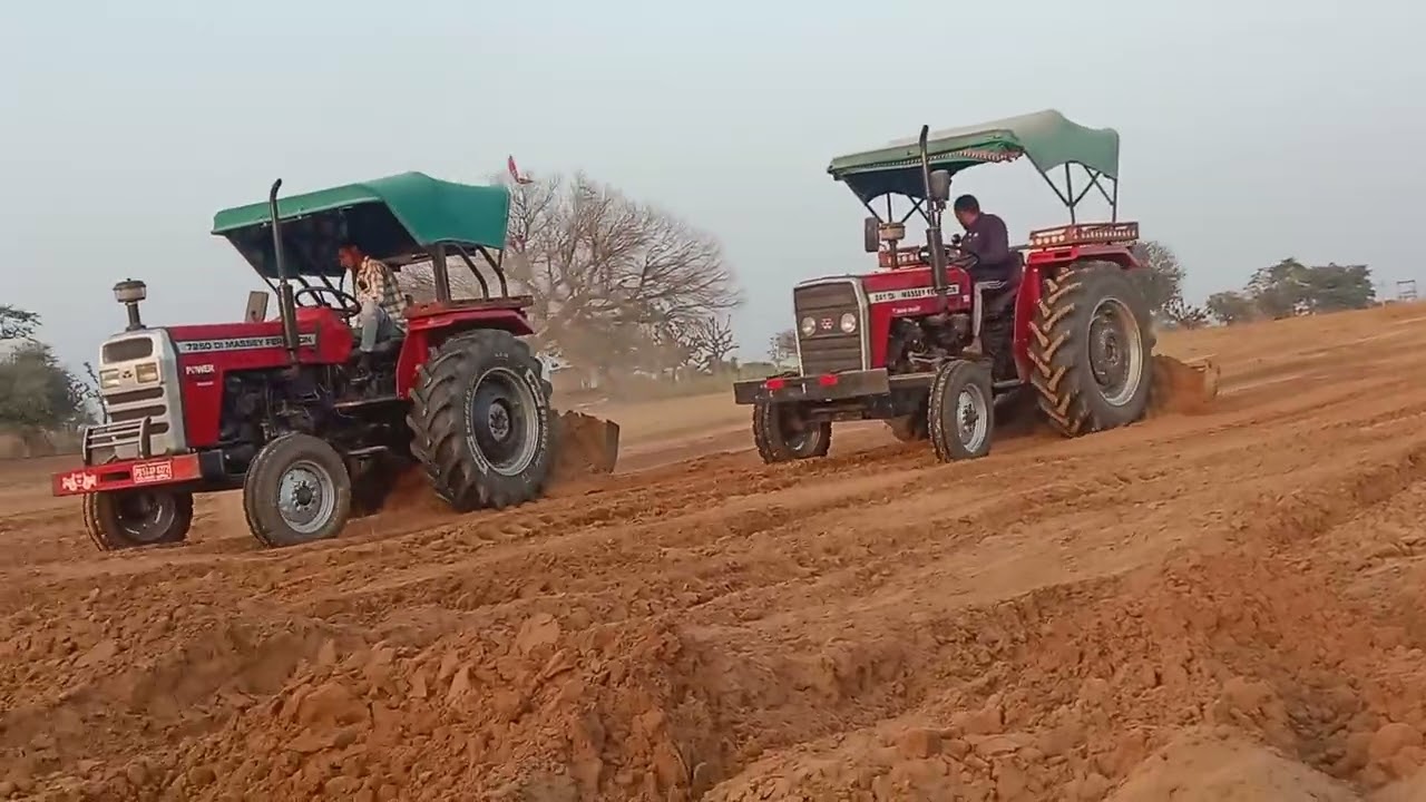 massey tractor 241 vs massey tractor7250 ka videos