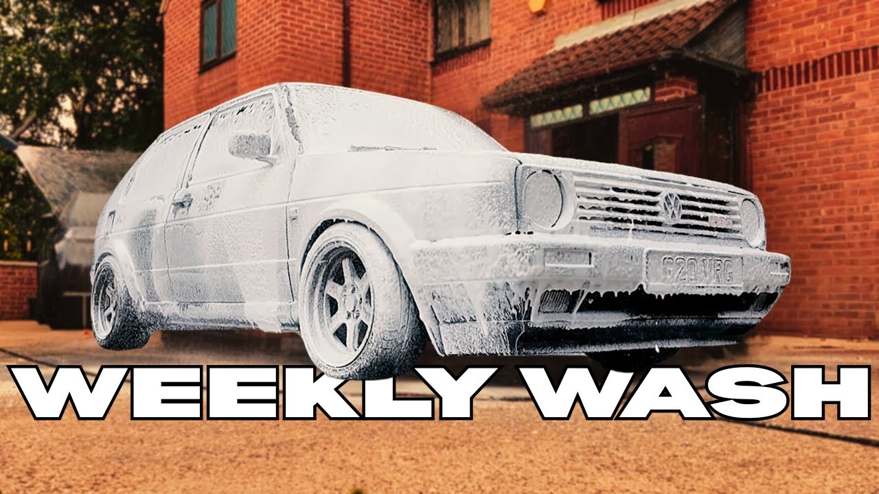 MK2 VW Golf VR6 Maintenance Wash | 35 Year Old Classic Car with Showroom Shine
