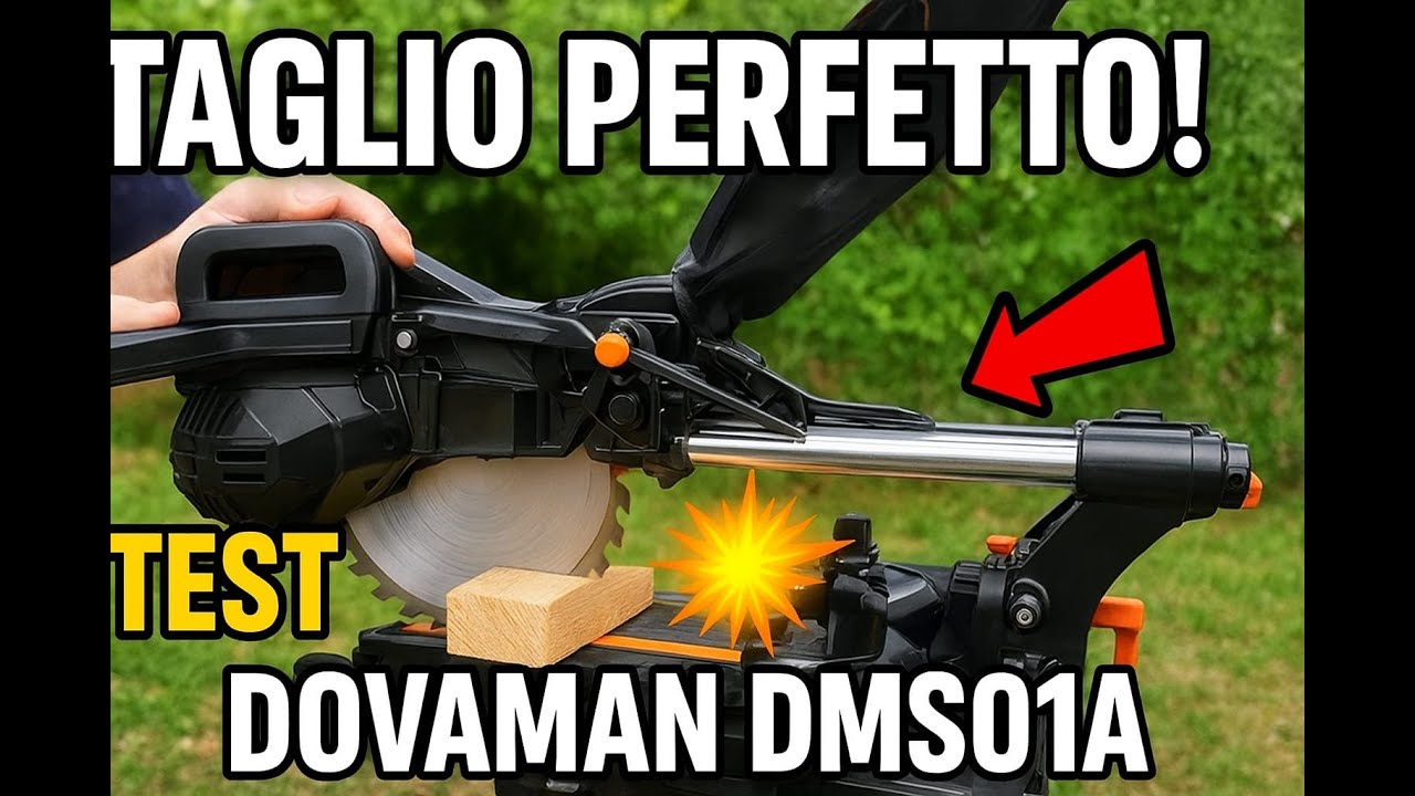 DOVAMAN DMS01A ⚡💪 La Troncatrice Radiale Perfetta per Ogni Tuo Progetto !