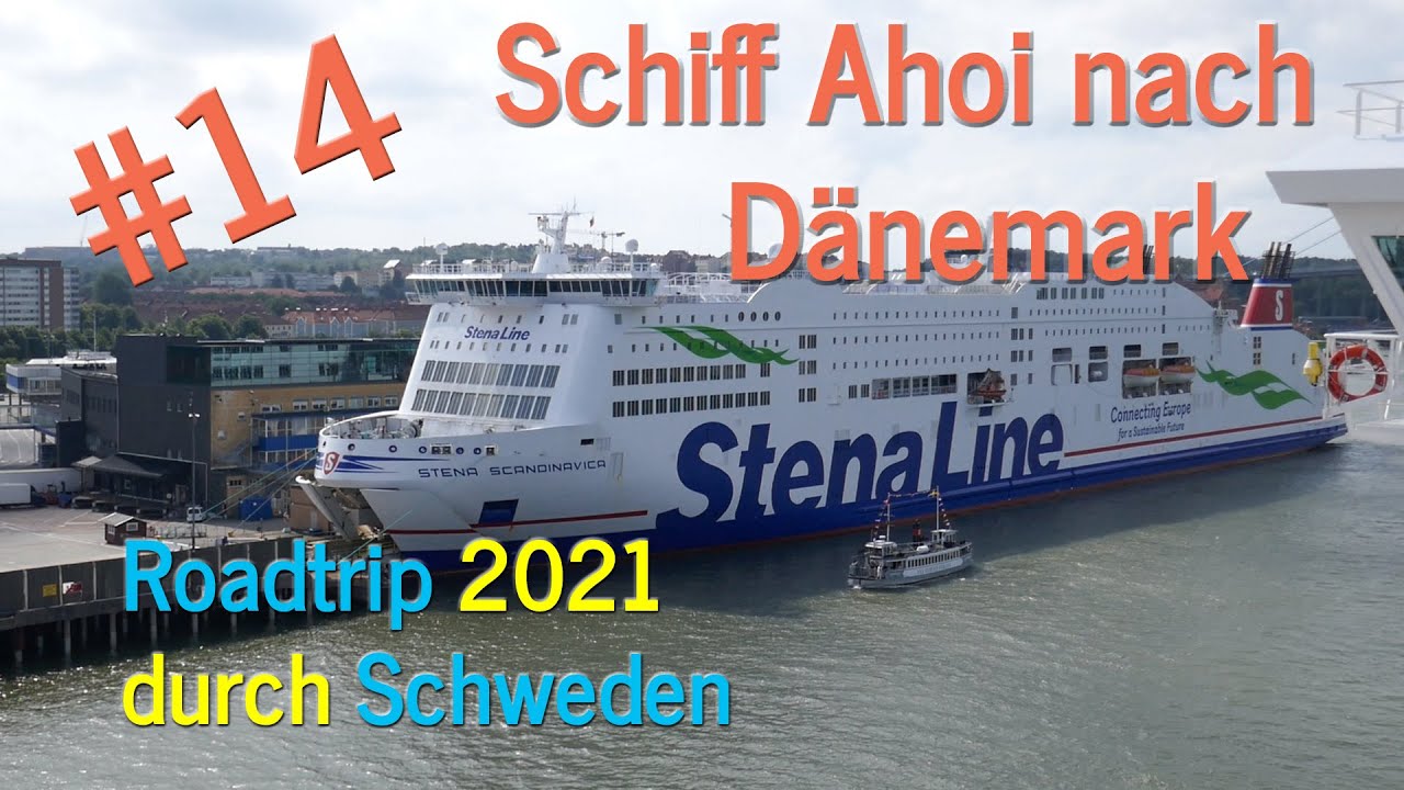#14 Auf der Fähre nach Dänemark | Roadtrip nach Schweden 2021 | Motorradtour mit Zelt