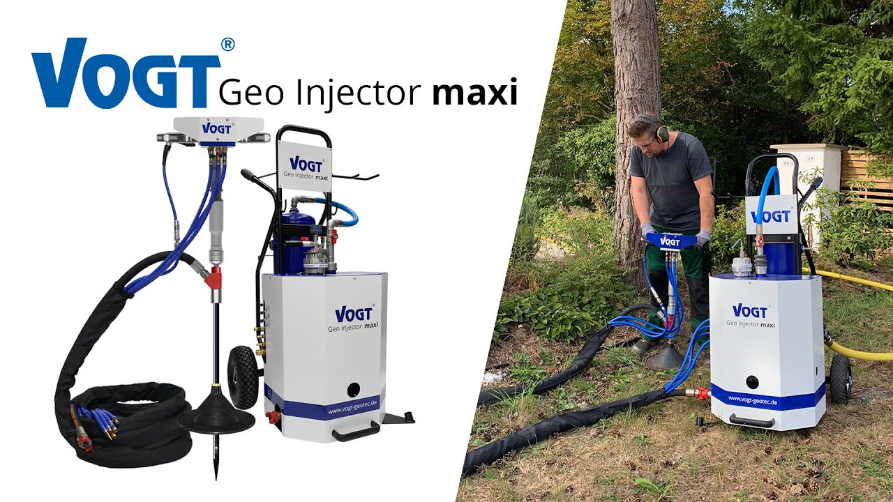 VOGT Geo Injector maxi - Working with the machine